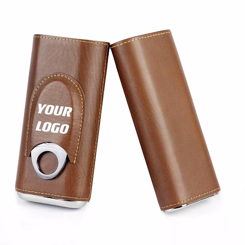 Gifts For Men Customizable Leatherette Cigar Case