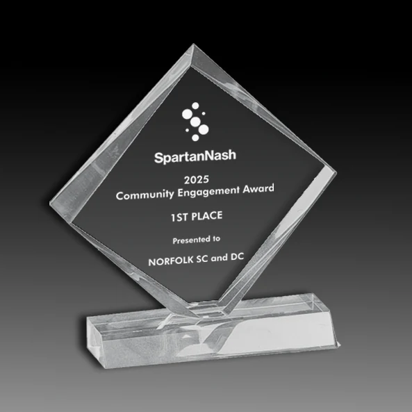 Lucite Award With Base 1