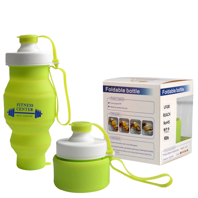 Silicone Foldable Sports Water Bottle 1