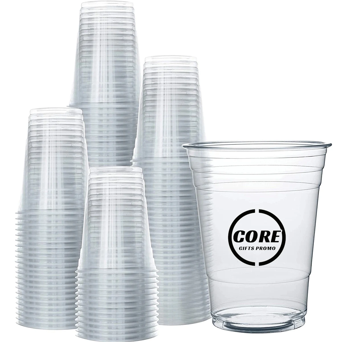 16 Oz Plastic Disposable Pet Clear Water Party Cups 1