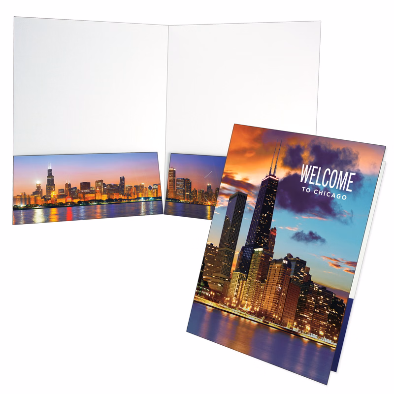 Soft Touch 2-Pocket Folder 4CP Printed
