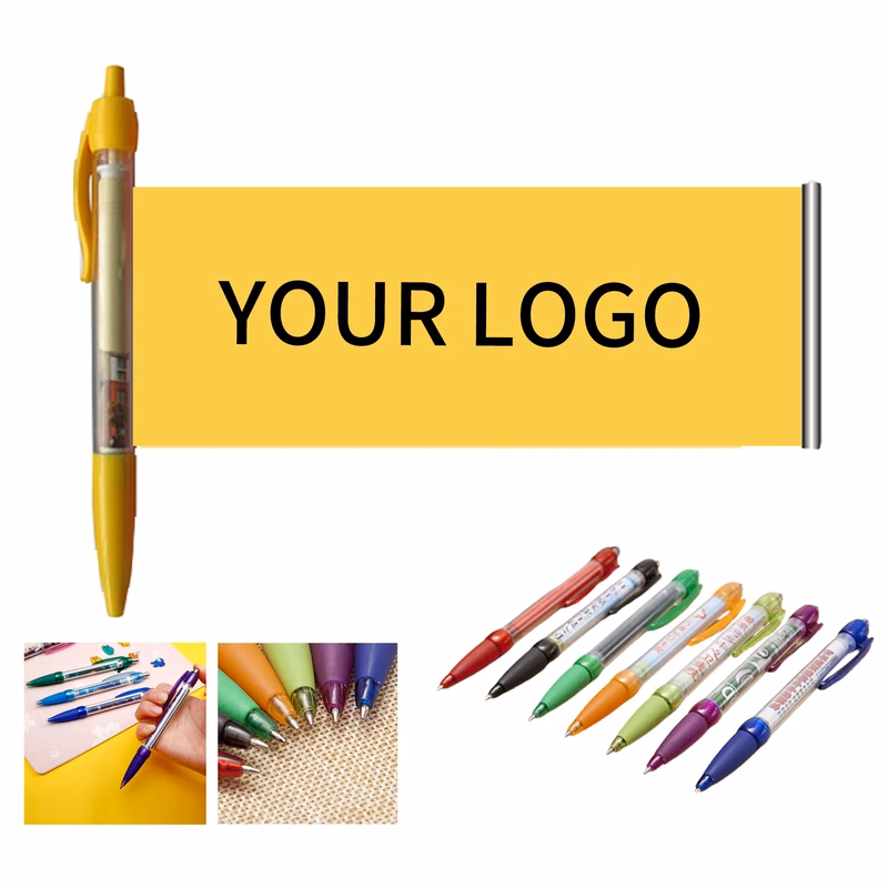 6 Inch Banner Pen with Rubber Grip