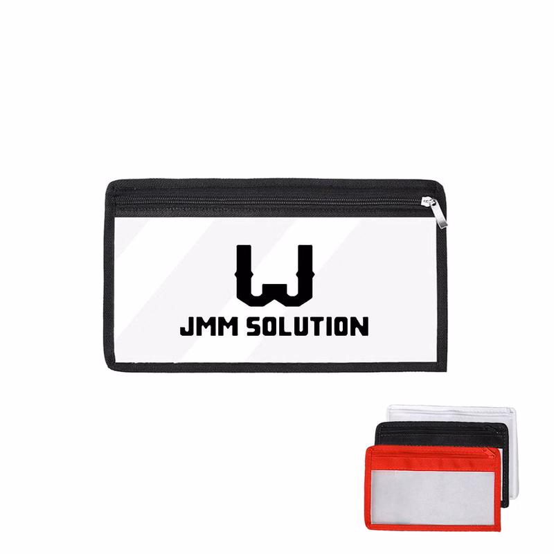 Large Zipper Storage Pouch Pencil Bag with Plastic Hook