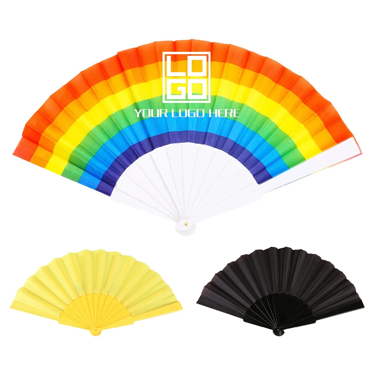Folding Bamboo Paper Fan 1