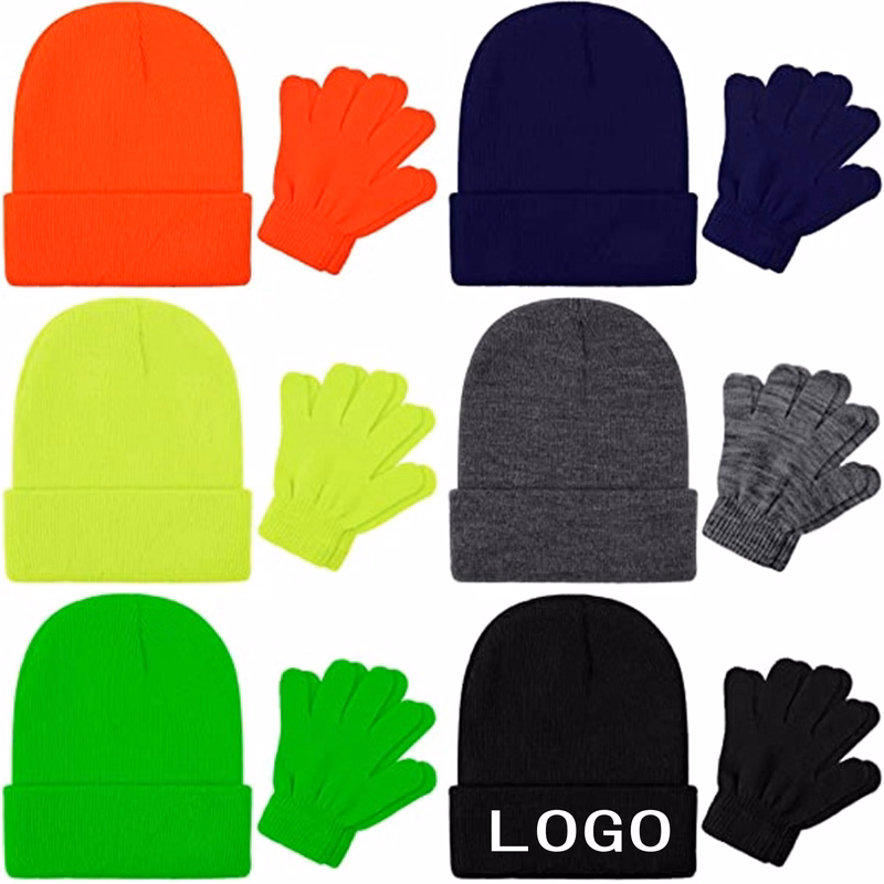 Adult Winter Hat Gloves Combos