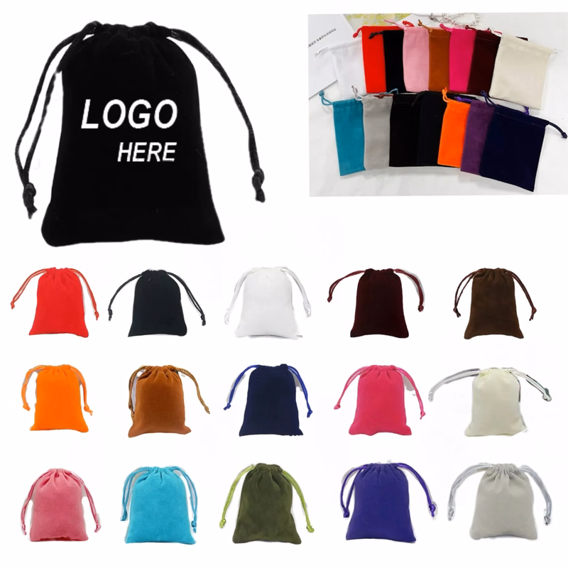 Velvet Double Drawstring Cloth Bag