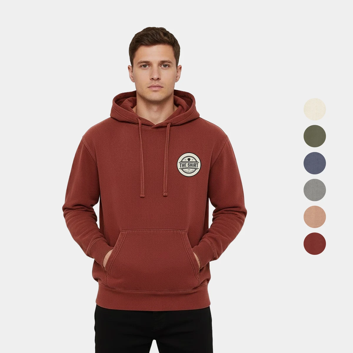 Coastal Color™ Garment-Dyed Fleece Hoodie 1