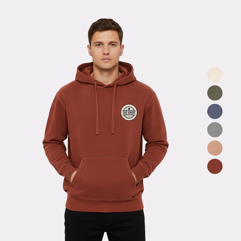 Coastal Color™ Garment-Dyed Fleece Hoodie