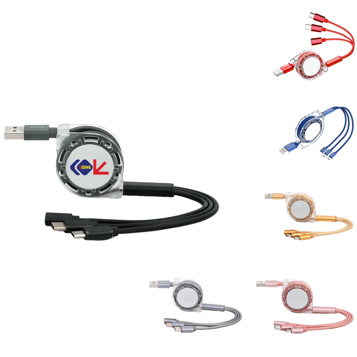 Portable 3-in-1 Data Cable 1