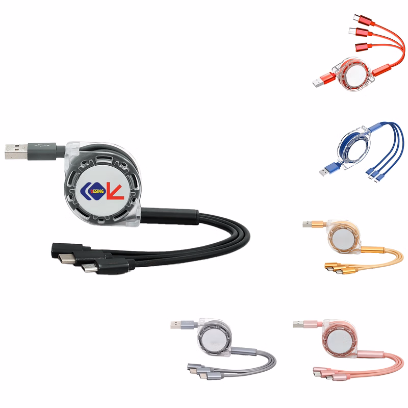 Portable 3-in-1 Data Cable