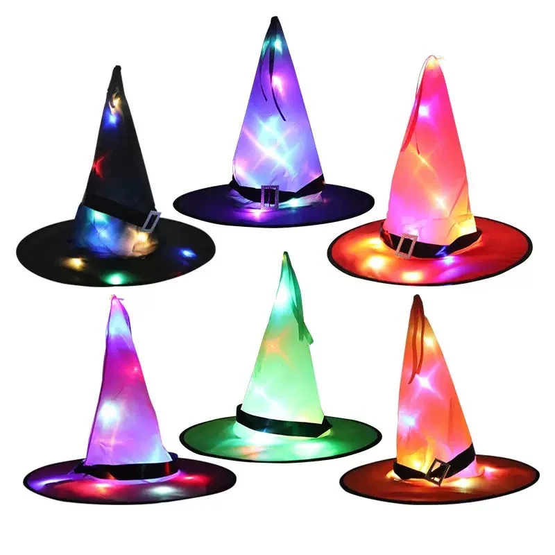 Halloween Decorations LED Wizard Hat 1