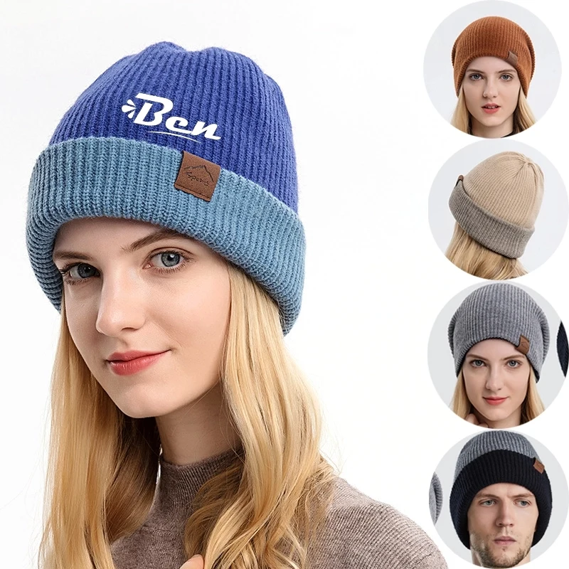 Winter Beanie Visor & Earflaps For Men Outdoor Fleece Hat 1