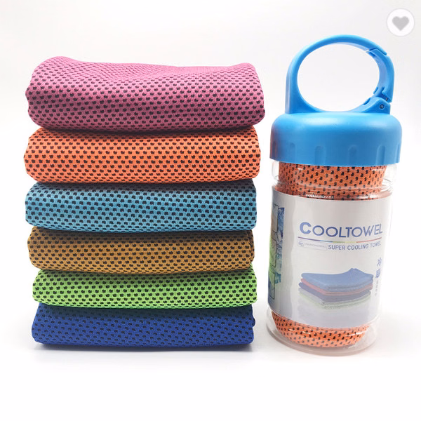 PET bottle microfiber recycled instant cooling towel