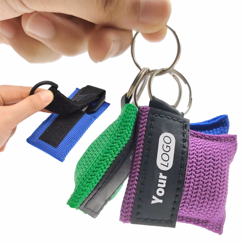 Nylon Portable Cpr Emergency Keychain For First Aid On The Go