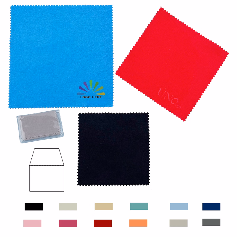 Promotional Lens Cleaning Cloth with Logo and Travel Case