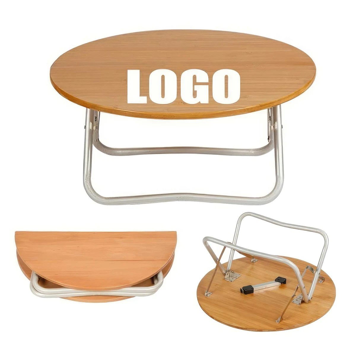 Foldable Bamboo Wood Outdoor Camping Beach Picnic Table 1