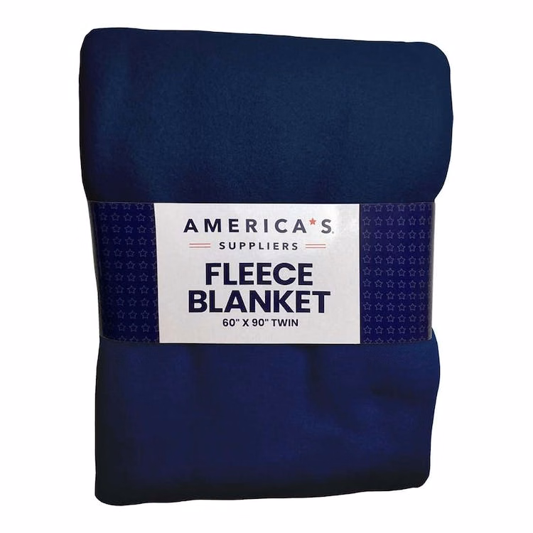 Twin Fleece Blankets - 60x90 Navy