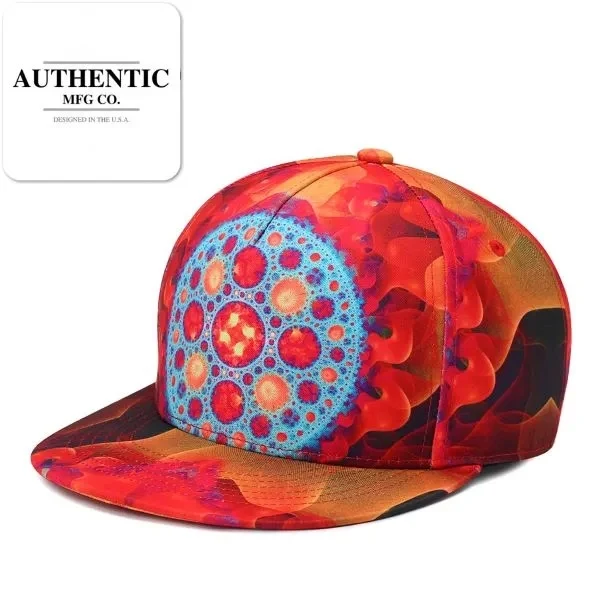 Custom Trippy All Over Print Snapback Cap 1