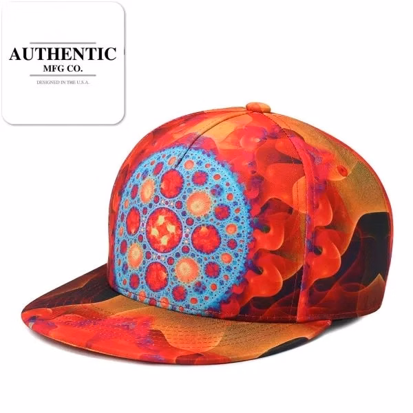 Custom Trippy All Over Print Snapback Cap