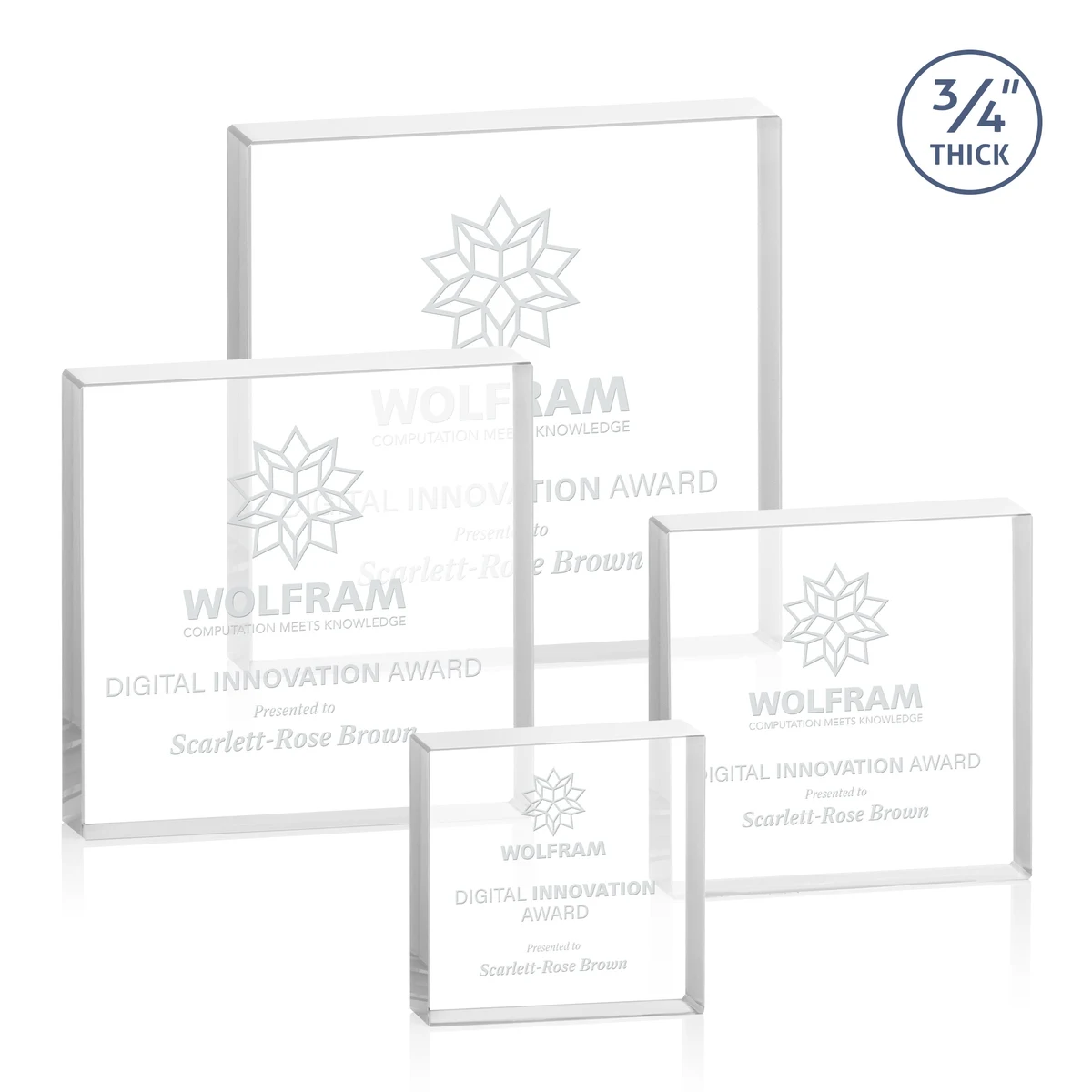 Upton Square Award - Clear 1