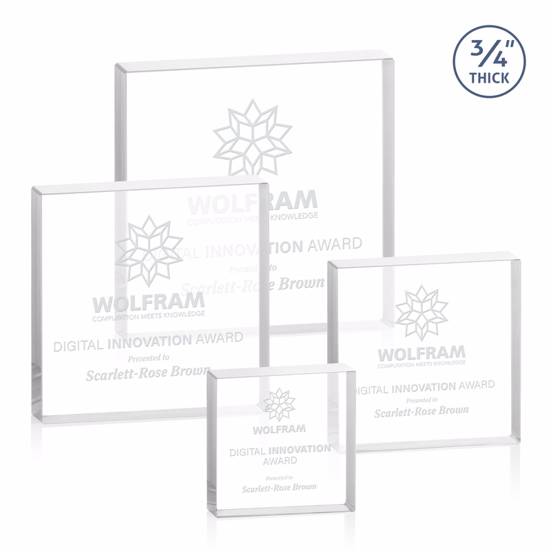Upton Square Award - Clear