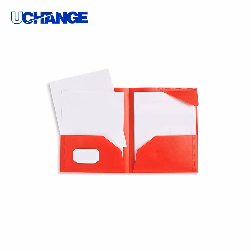 Plastic Two Pocket Folder Organizer