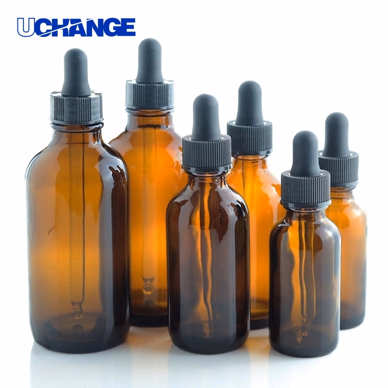 2oz Amber Glass Essential Oil Bottle for Aromatherapy Storage