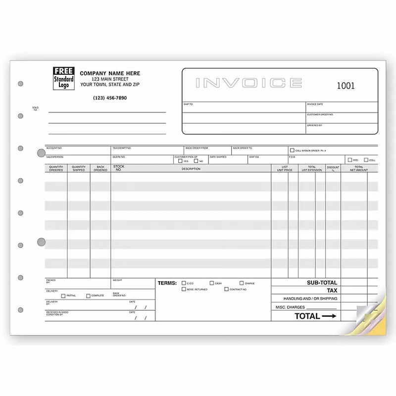 Invoices - Classic, Wide Body Wholesalers