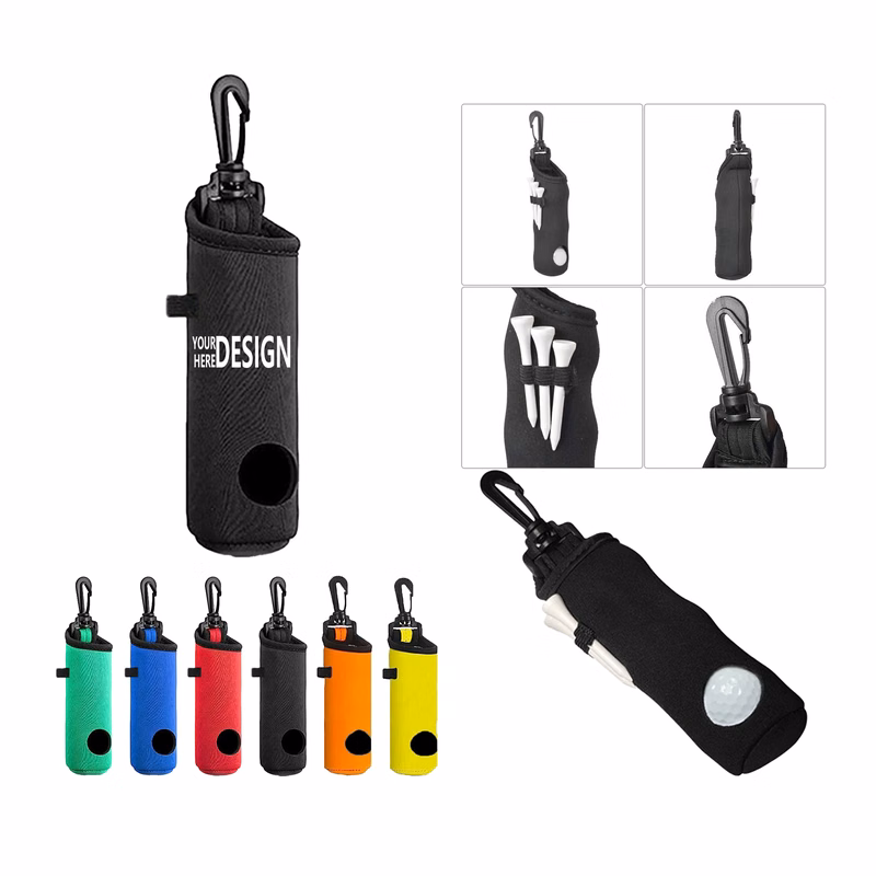 Portable Neoprene Golf Ball Cover with Hook