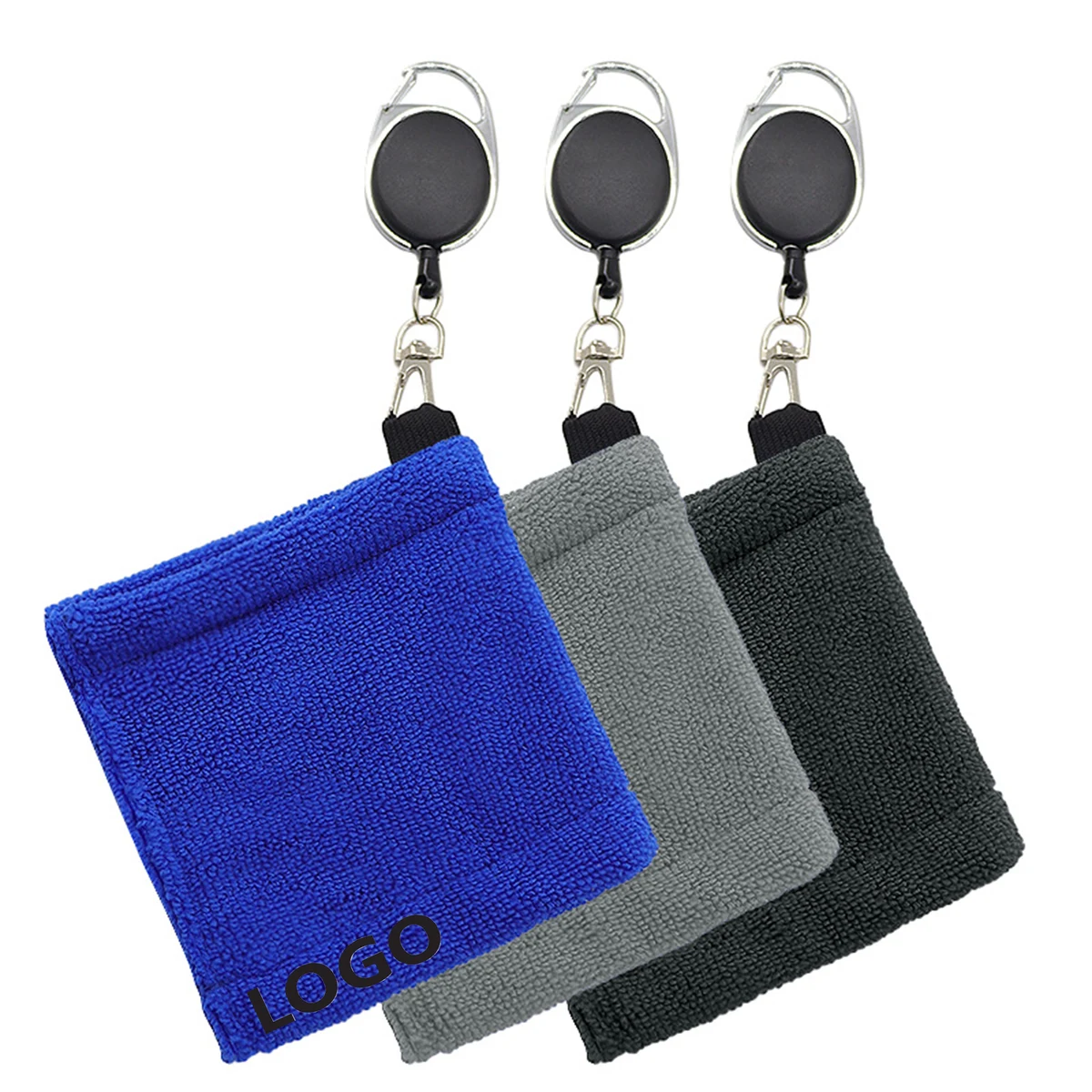 Retractable Microfiber Golf Towel 1