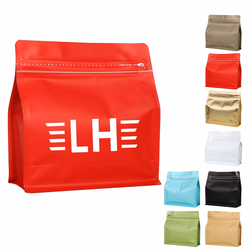 Coffee Bean Bags with Sealed Zipper