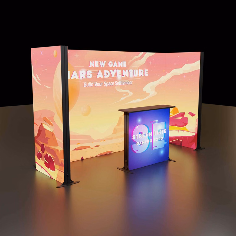 6.5'H Astra Modular Booth Kit 1