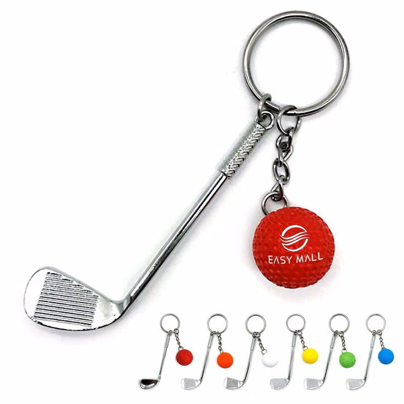 Mini Metal Golf Key Chain