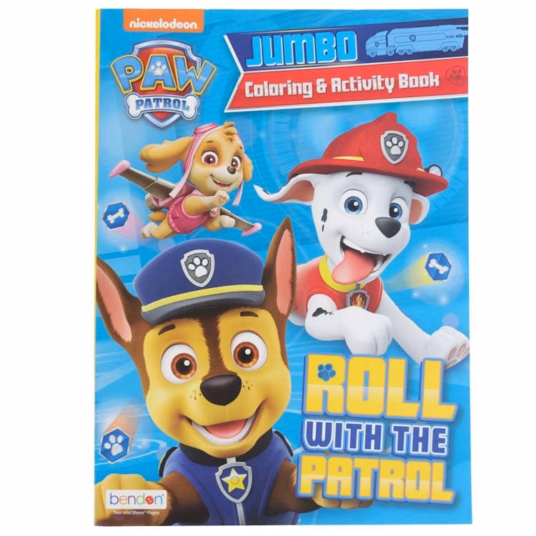 Paw Patrol Jumbo Coloring and Activity Books - 64 Pages