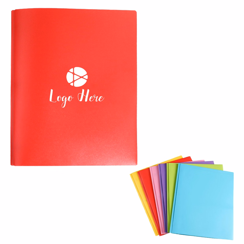 Dual Pocket Plastic File Folder