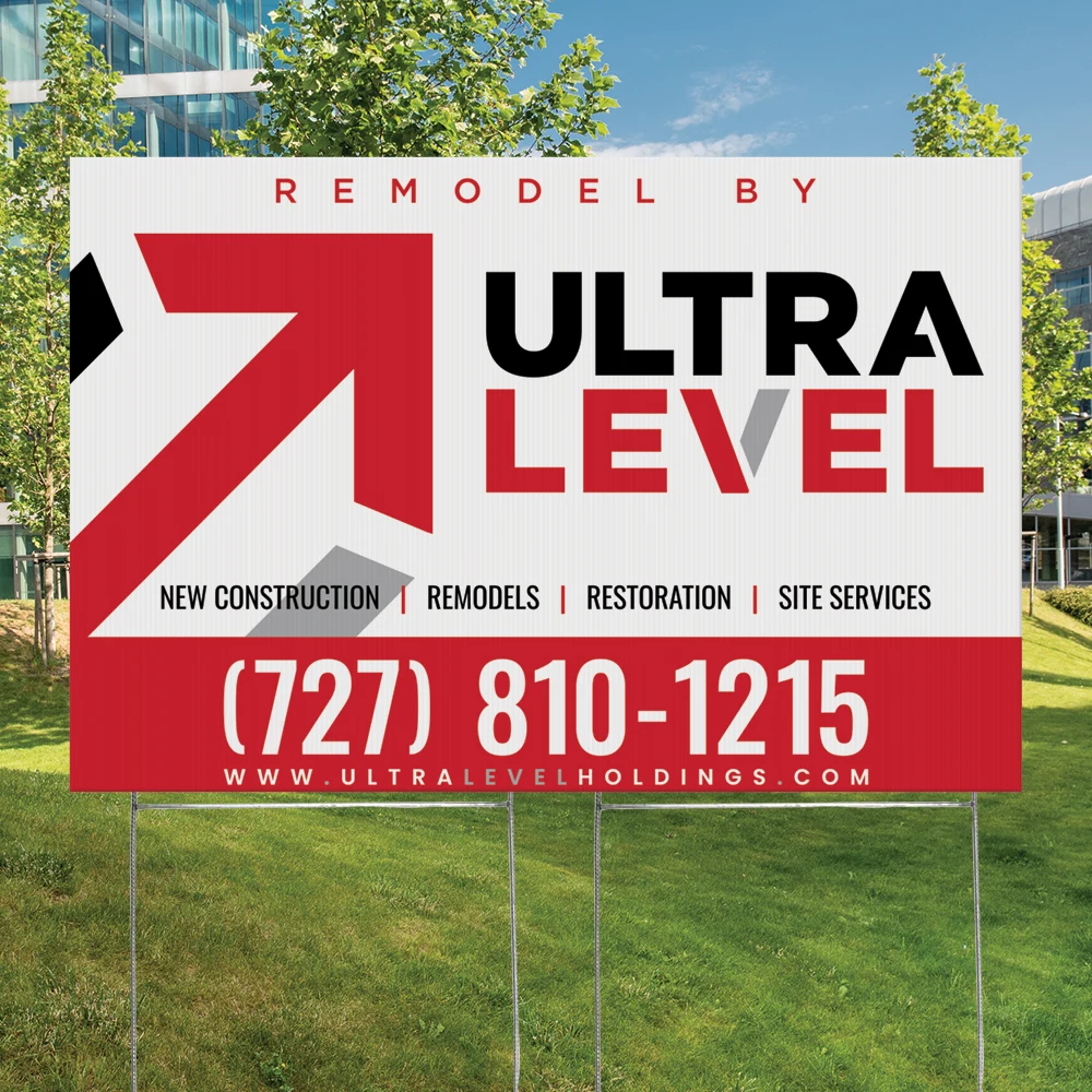 24" x 36" Yard Signs - Digital Full Color Imprint 1