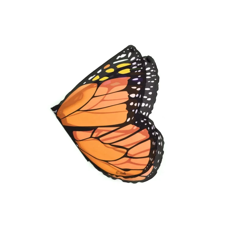 Orange Monarch Wings 1