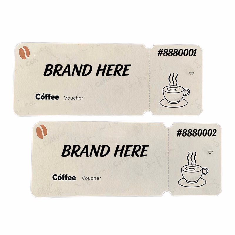 Custom Tickets with Perforation & Numbering