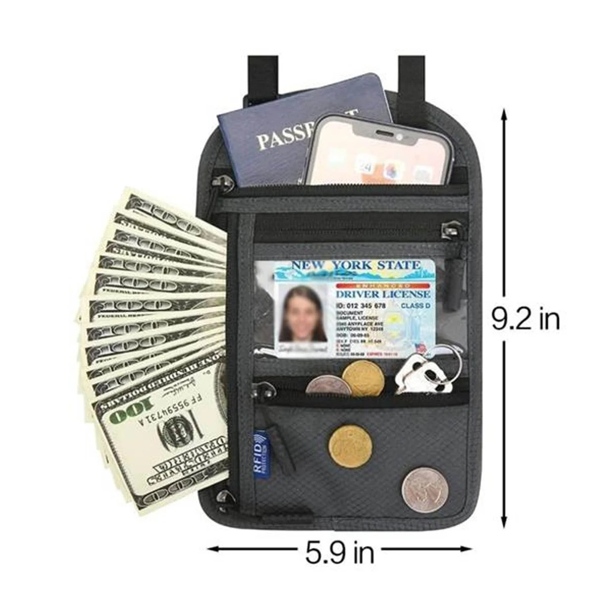 Lightweight Passport Bag 1