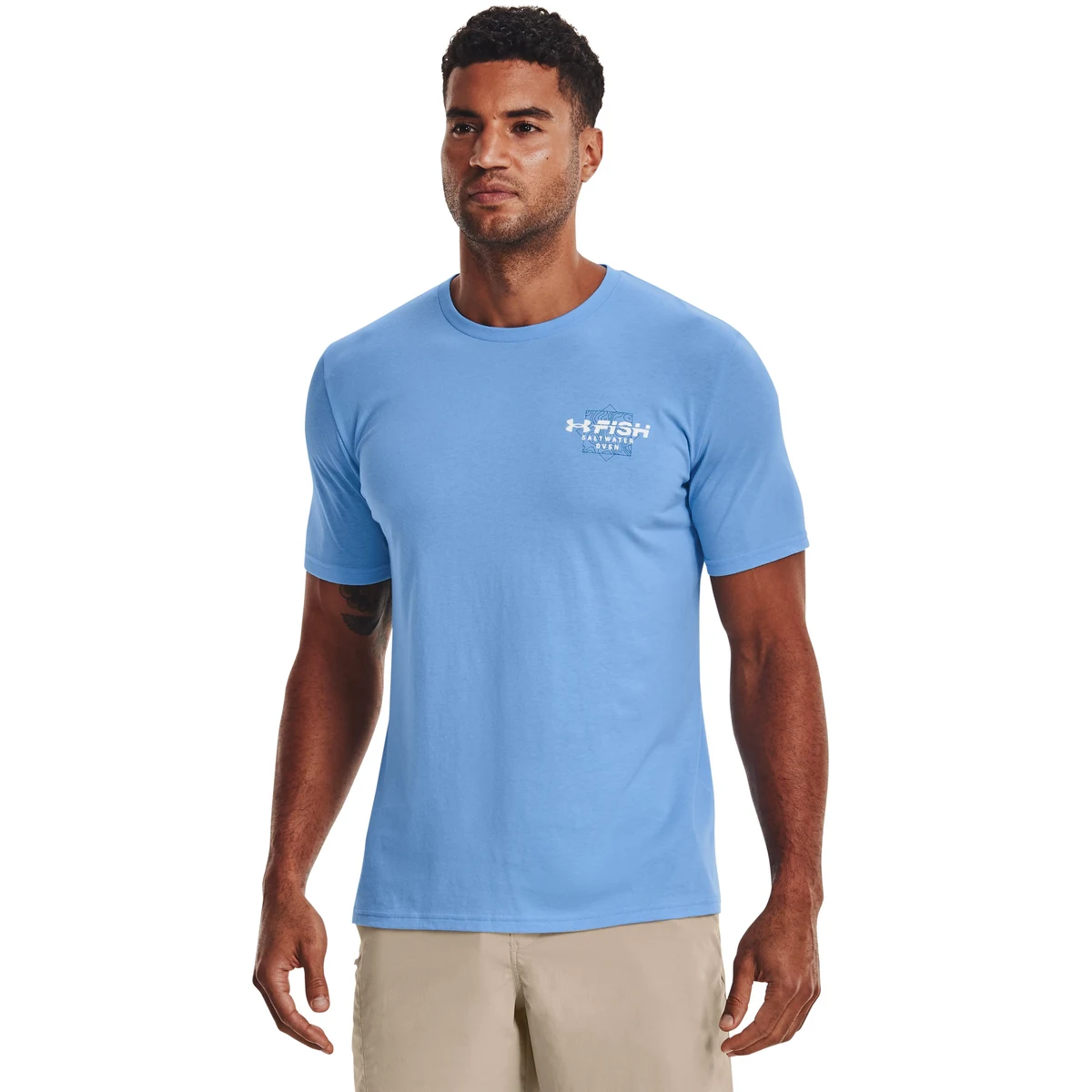 Men's UA Fish Marlin Waterblur Short Sleeve 1