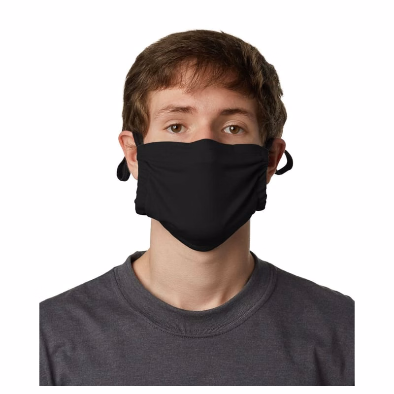 Hanes 2-Ply Polyester Pocket Face Mask - MKPKPR