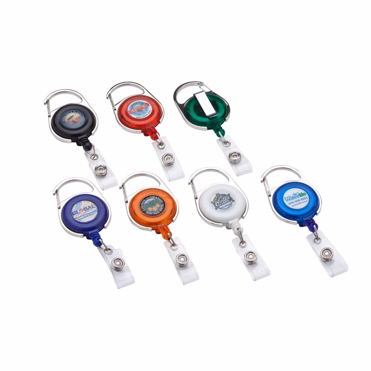 Metal Retractable Badge Holder with Full Color Imprint