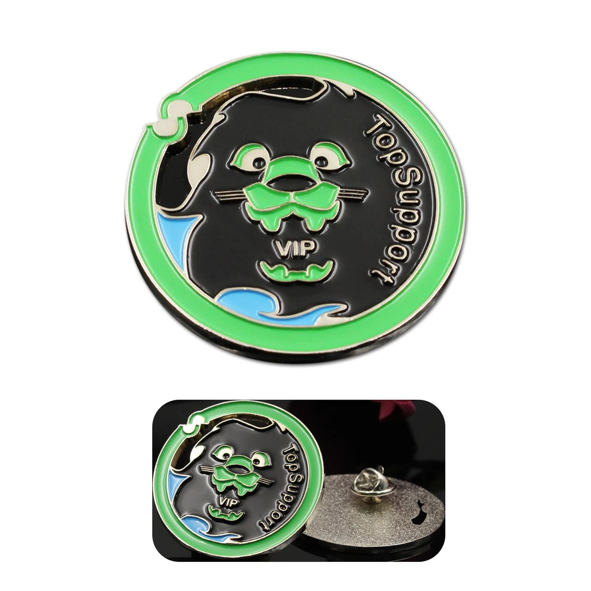Painted Label Pin 1