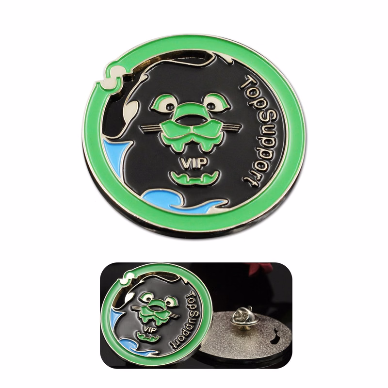 Painted Label Pin