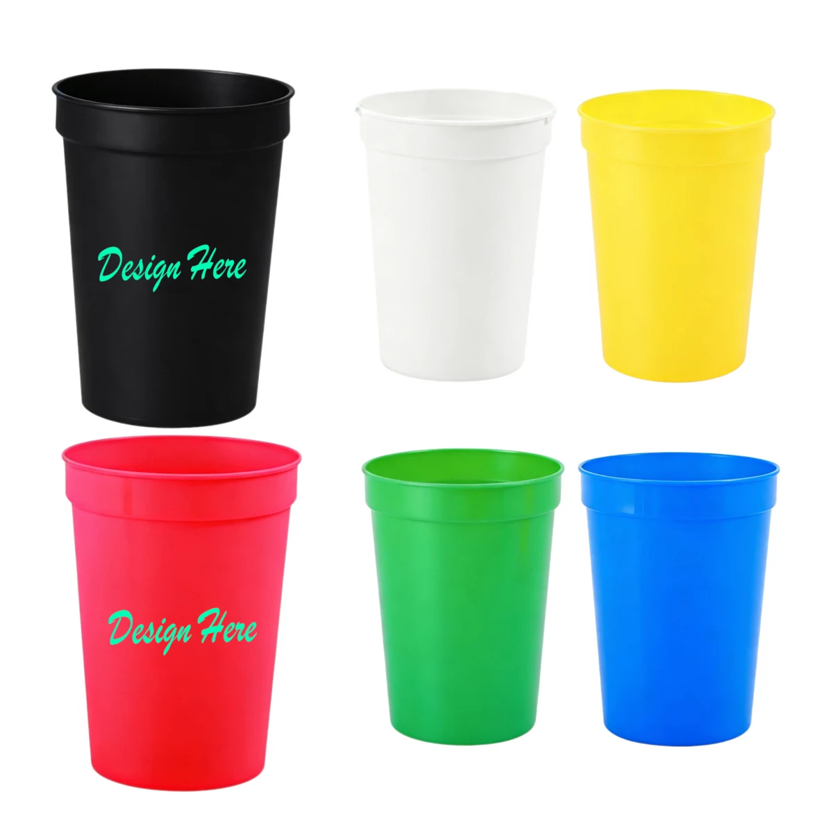 Plastic Wide-Mouth Cup 1