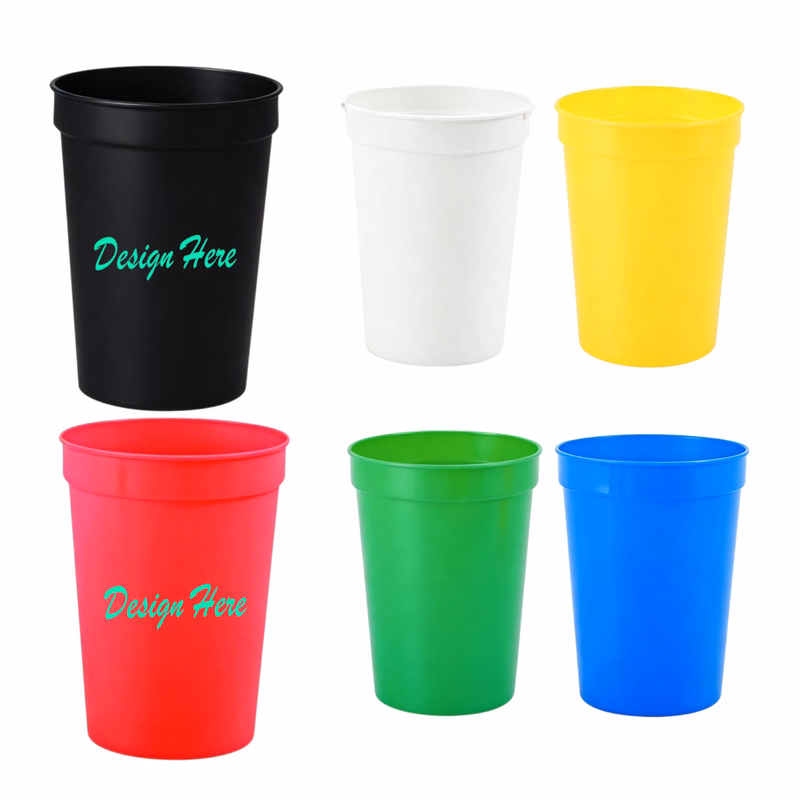Plastic Wide-Mouth Cup