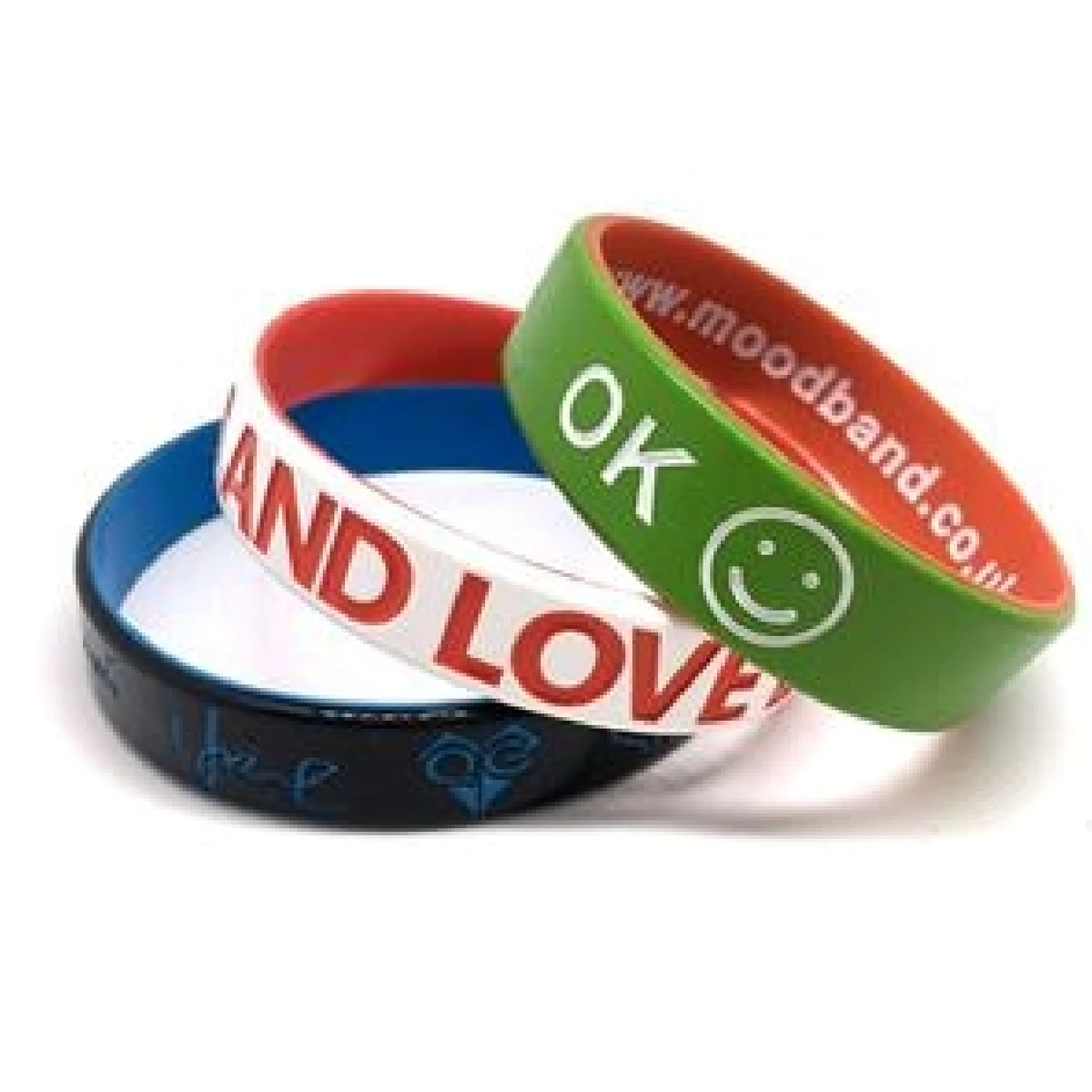 Custom Unisex Rubber Wristband Silicone Bracelets 1