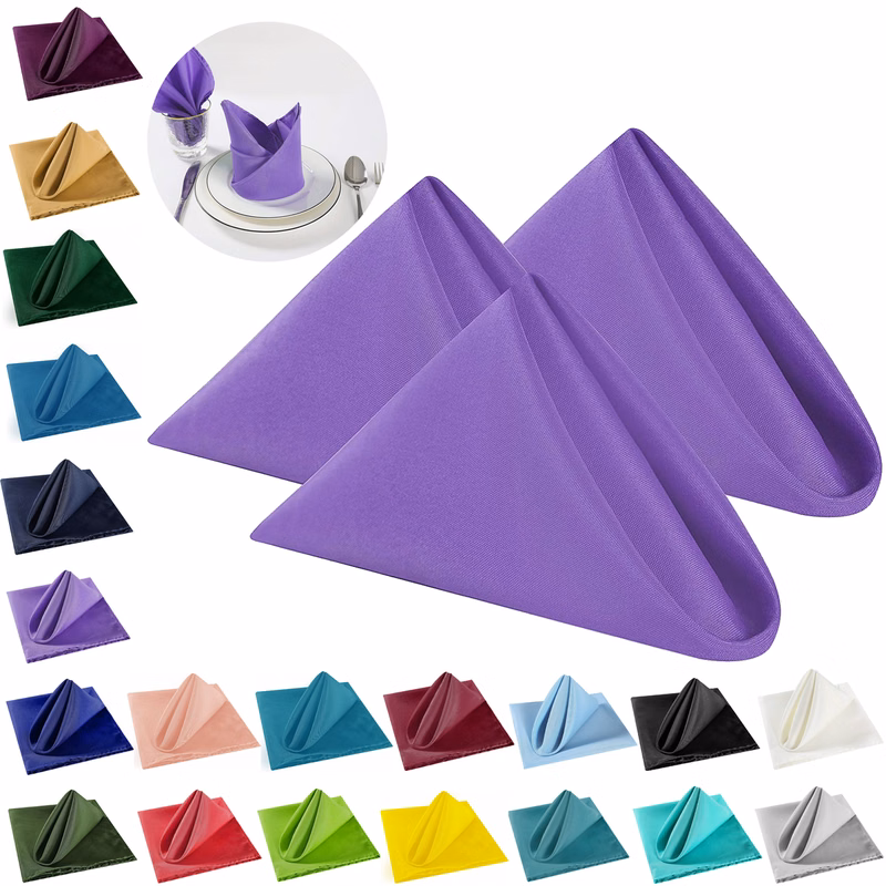 Washable Cotton Dinner Napkins