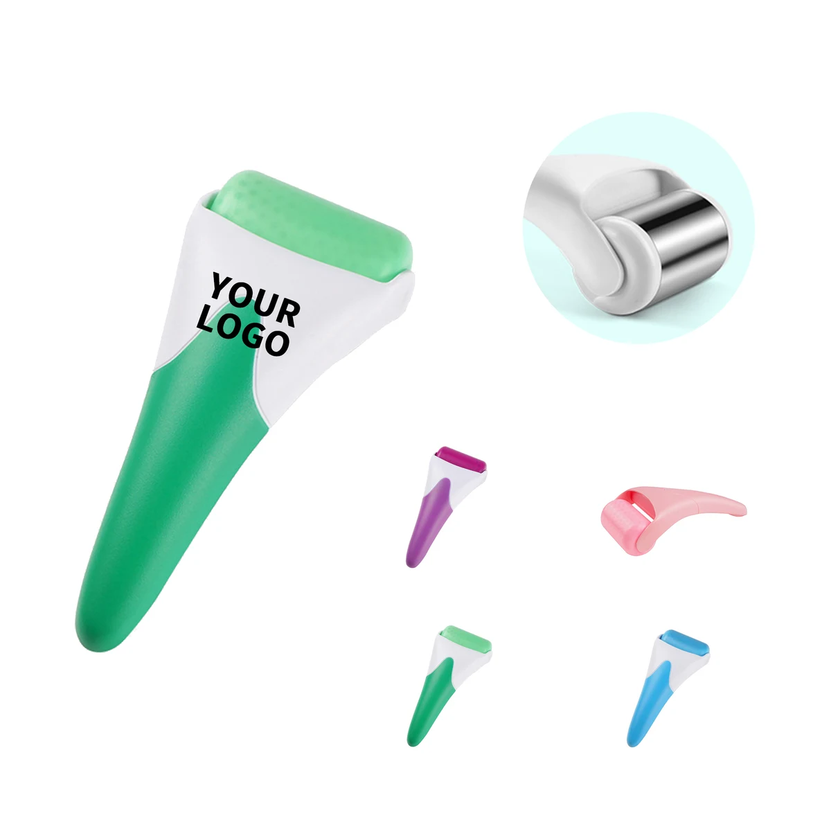 Plastic Facial Ice Massage Roller 3.8 x 2.6 x 7.9" 1