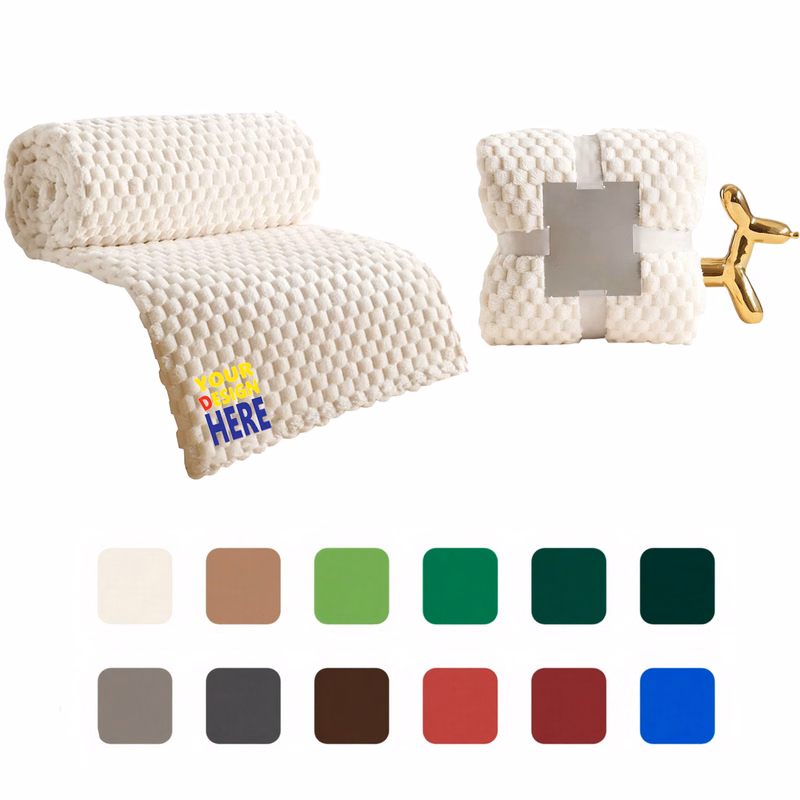 Solid Color Golden Beetle Velvet Multifunctional Blanket